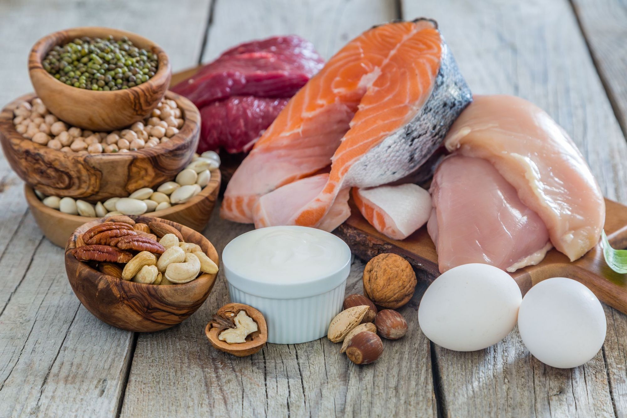 Alimentos e suplementos ricos em proteínas para ajudar no ganho de massa muscular